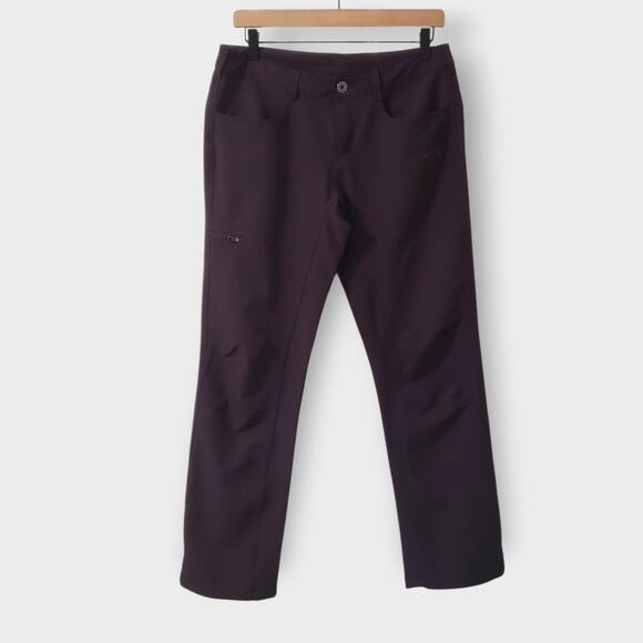 The North Face Pants - The North Face Womens Plum Purple Articulated Knee Low Rise Hiking Pants Sz 6